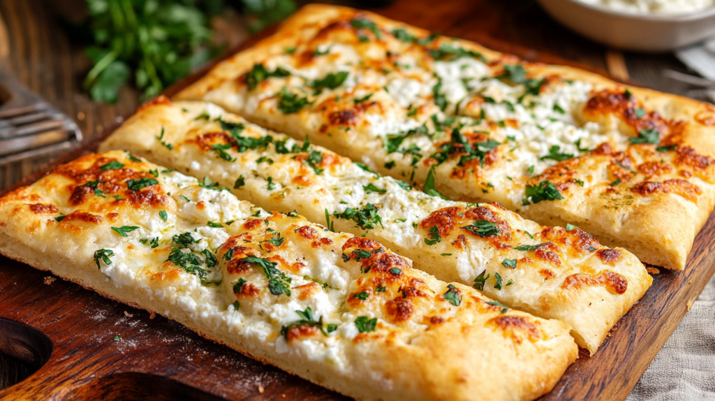 High-protein flatbread