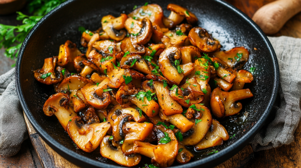 Vegan Stir-Fried Lion's Mane Mushrooms