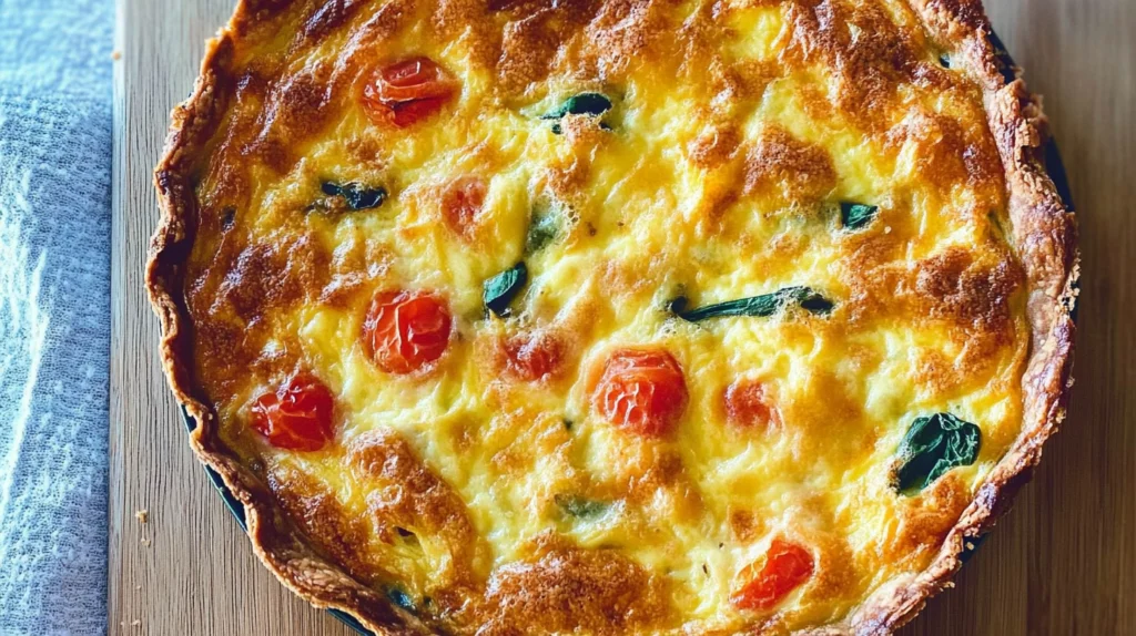 breakfast tortilla quiche bake recipe