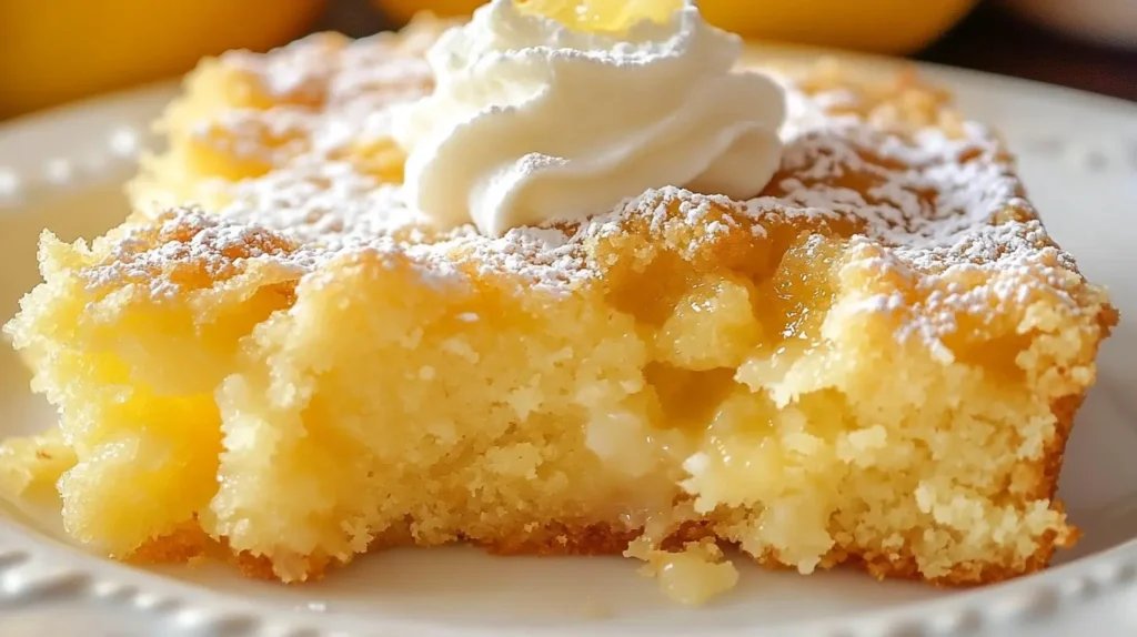 Lemon Dump Cake Recipe