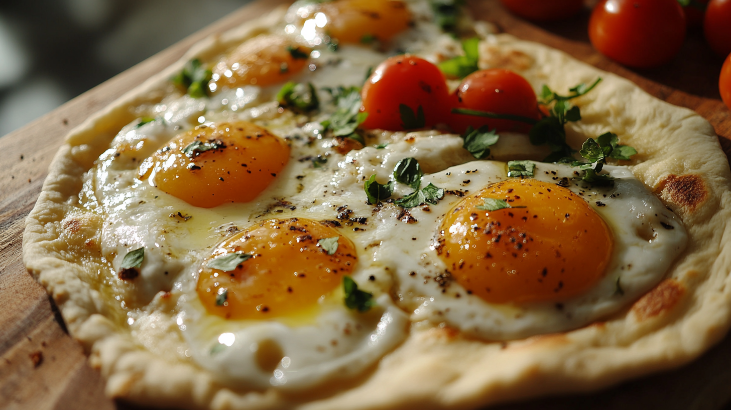 Breakfast Flatbread Recipe